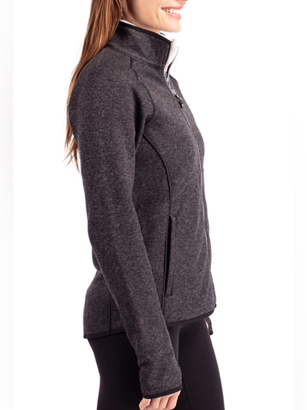 Smartwool Women's Dark Gray Wool Blend Jacket